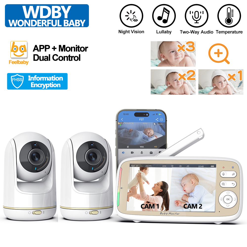 2pcs ズームレンズのカメラ、対面音声、HD 720P の - Home Cinema Wireless のレビューと価格