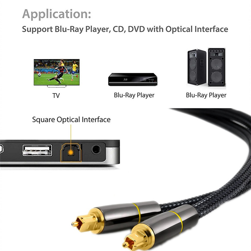 Hi-Fi 5.1デジタルspdif光ファイバーオーディオケ - Home Cinema Tv のレビューと価格
